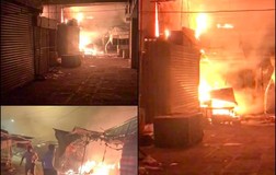 Cháy chợ Long Mỹ thiệt hại khoảng 900 triệu đồng