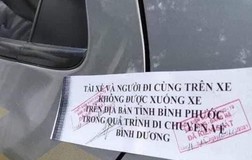Bình Phước không có chủ trương dán niêm phong vào cửa xe ô tô