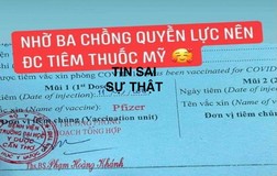 Bị phạt tiền vì đăng tin 'nhờ ba chồng quyền lực nên được tiêm thuốc Mỹ'