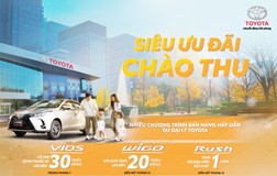 Toyota: siêu ưu đãi cho khách hàng mua Wigo phiên bản mới
