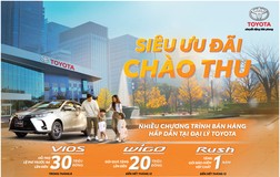 Mua Vios nhận ưu đãi lên đến 30 triệu đồng trong tháng 8