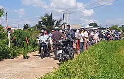 Điều tra cái chết bất thường của thanh niên dưới mương nước