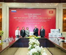 Vingroup trao tặng 1.000 máy thở cho Nga, Ucraina và Singapore