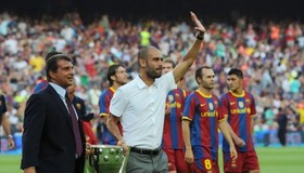 Barca trải thảm đỏ rước về Pep Guardiola
