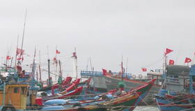 Sà lan chìm, 13 người đang trôi dạt trên vùng biển nguy hiểm ở Lý Sơn 