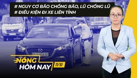 Nóng hôm nay: Điều kiện đi xe liên tỉnh; Nguy cơ bão chồng bão, lũ chồng lũ