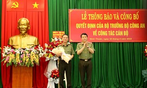 Khánh Hòa và Ninh Thuận có tân Giám đốc Công an tỉnh