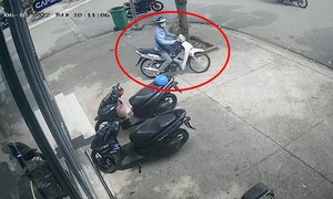 Video: Nữ sinh vừa mua xe máy chưa đầy 24 tiếng đã bị trộm mất