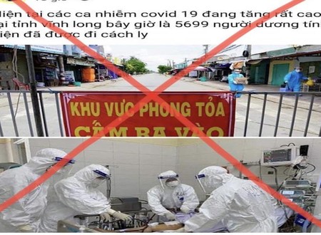 Vĩnh Long: Em chồng lập Facebook giả chị dâu đăng tin sai về COVID-19