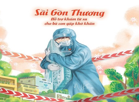 “Sài Gòn Thương” – hỗ trợ khám bệnh từ xa cho người gặp khó khăn do dịch