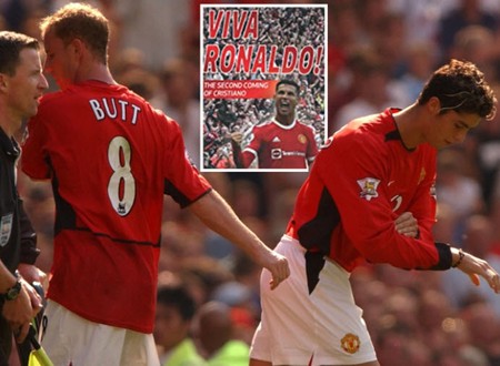 Sir Alex Ferguson đuổi Ronaldo ra khỏi sân tập