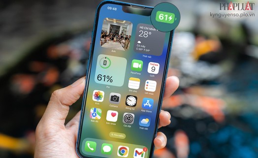 Cách bật phần trăm pin trên iPhone đời mới