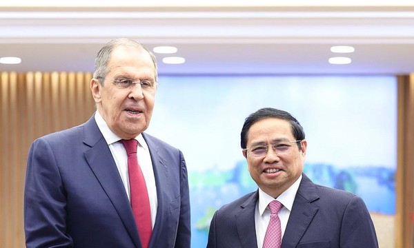 Bộ trưởng Nga chia sẻ lập trường về vấn đề Ukraine với Thủ tướng Phạm Minh Chính