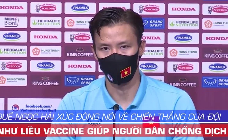 Quế Ngọc Hải xúc động kể điều thầy Park nói với toàn đội trước trận 