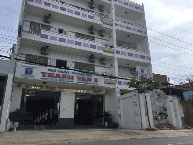 Khách sạn T.V 2, thành phố Long An - nơi ông Nguyễn Xuân Quang lưu trú và bị mất trộm gần 400 triệu đồng (Ảnh: Người Lao Động)