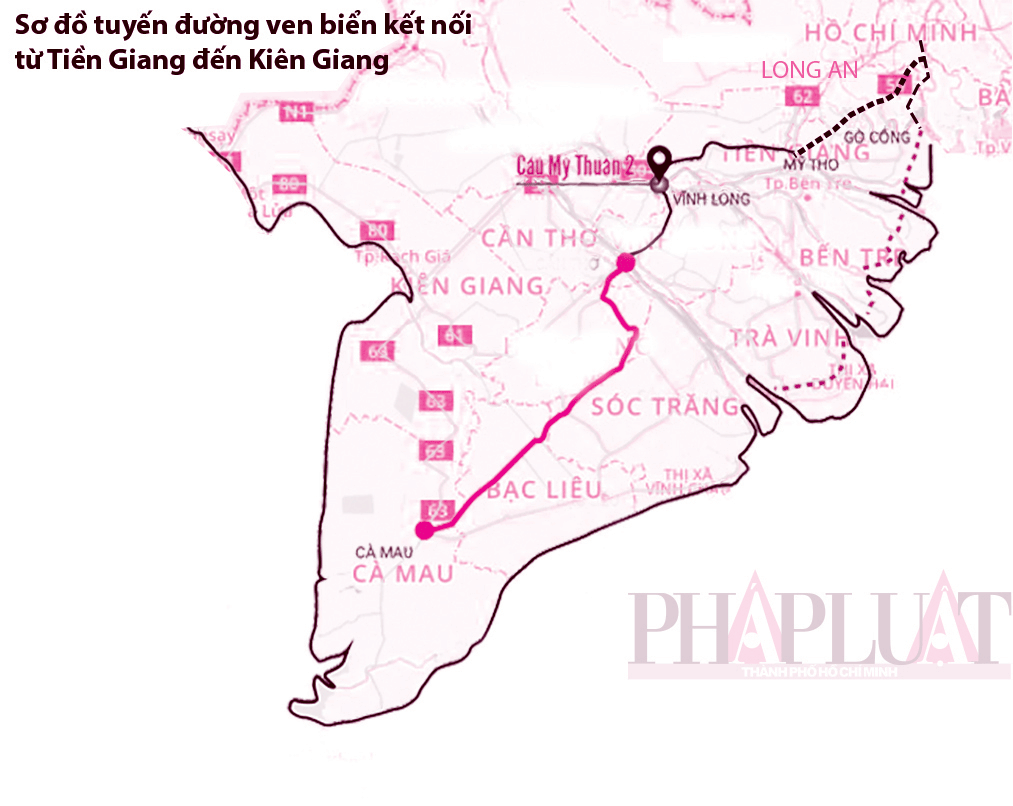 Đường ven biển 700 km thúc đẩy phát triển ĐBSCL - ảnh 1