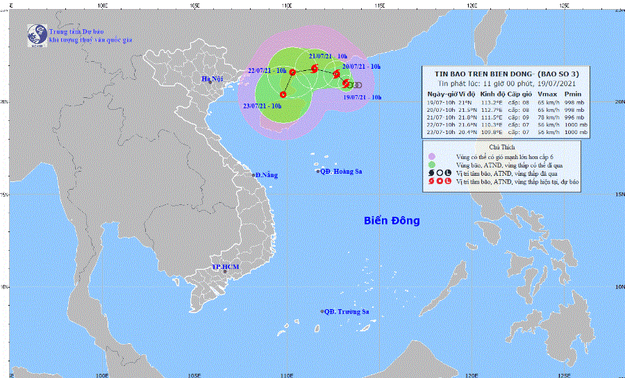 Biển Đông đón cơn bão số 3 - ảnh 1