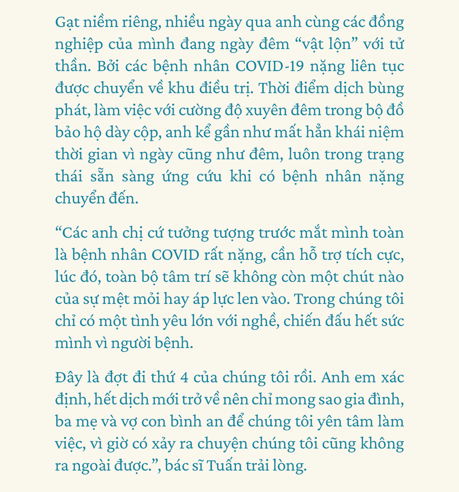 Chuyện Khu điều trị COVID-19: ‘Con ở nhà ngoan, ba mẹ đi bắt ‘con COVID’ rồi về - ảnh 12