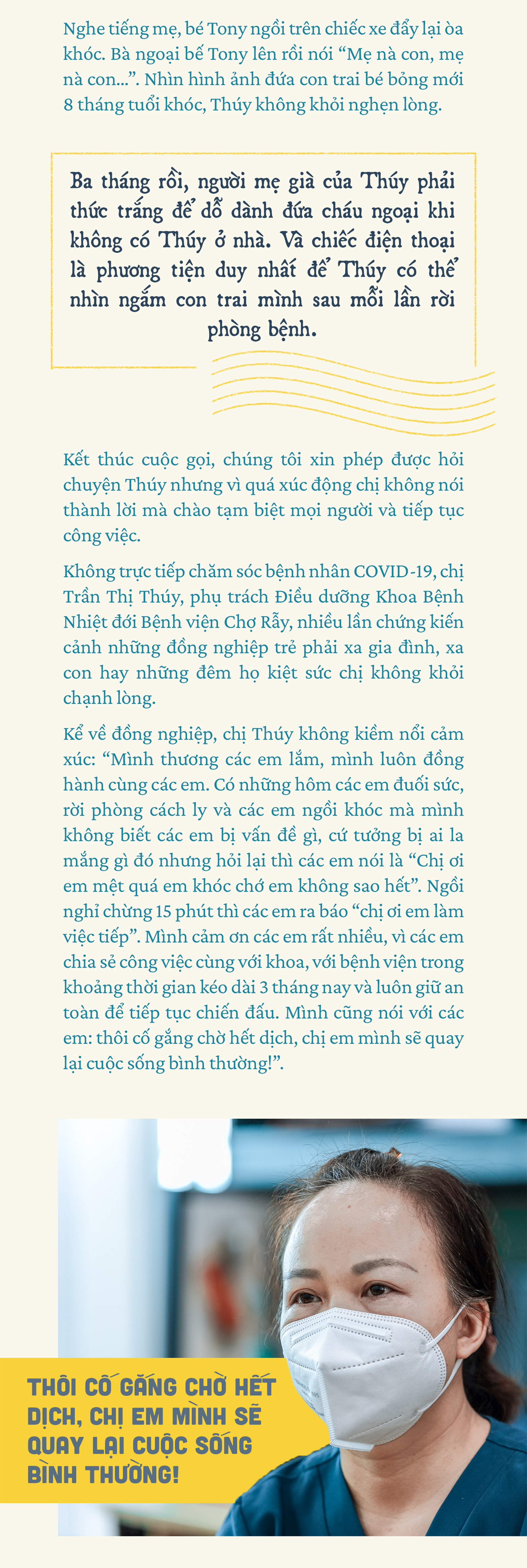 Chuyện Khu điều trị COVID-19: ‘Con ở nhà ngoan, ba mẹ đi bắt ‘con COVID’ rồi về - ảnh 3