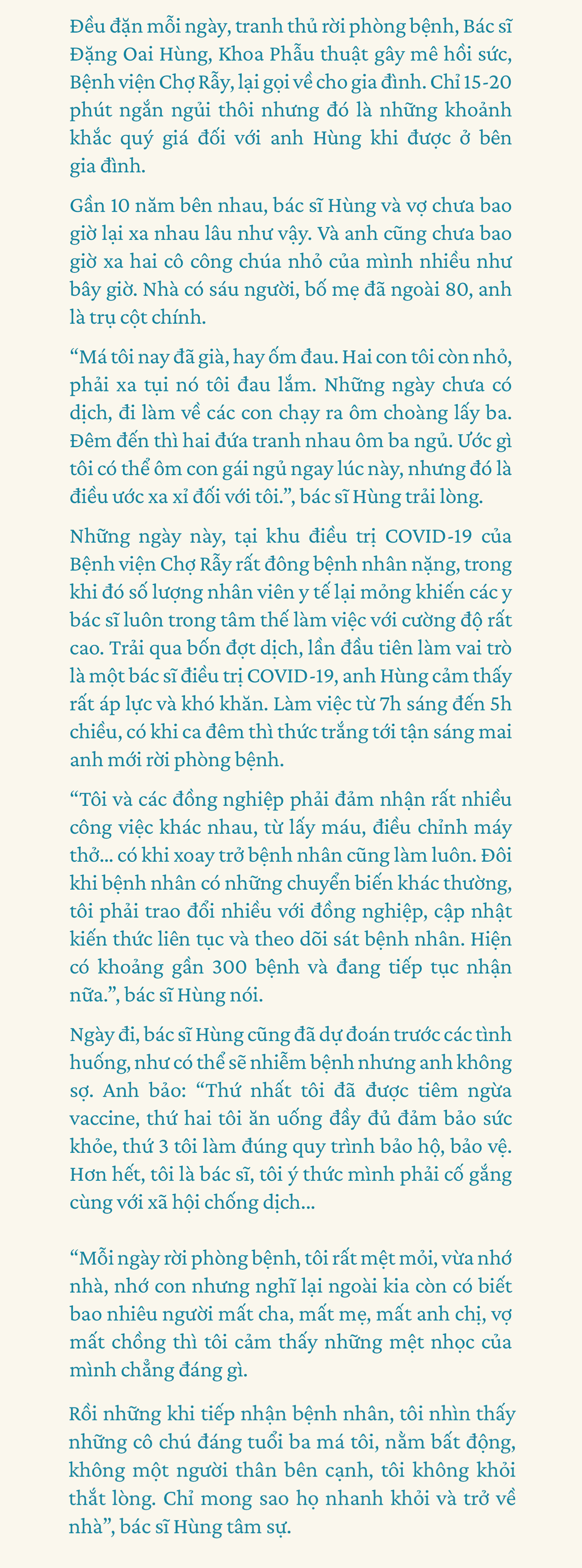 Chuyện Khu điều trị COVID-19: ‘Con ở nhà ngoan, ba mẹ đi bắt ‘con COVID’ rồi về - ảnh 6
