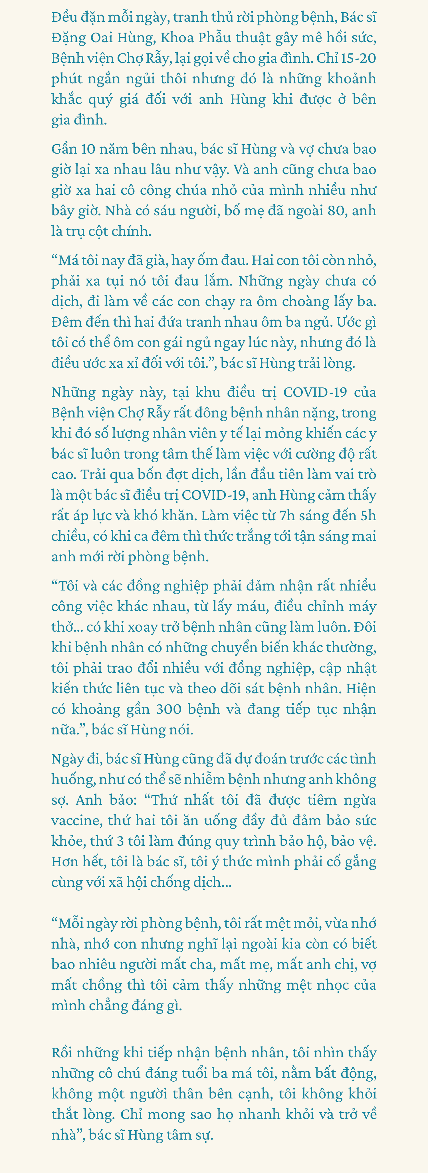 Chuyện Khu điều trị COVID-19: ‘Con ở nhà ngoan, ba mẹ đi bắt ‘con COVID’ rồi về - ảnh 9