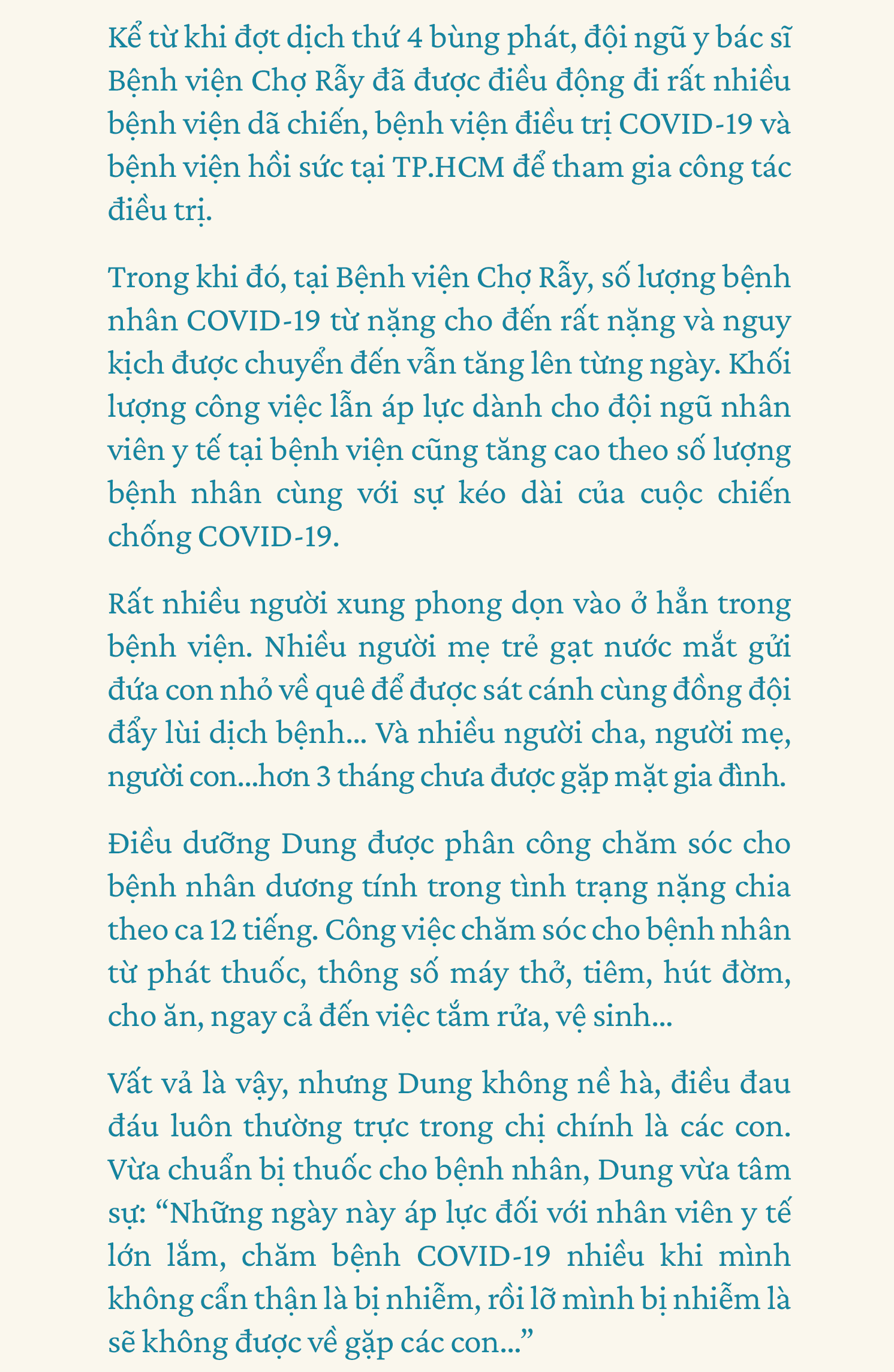 Chuyện Khu điều trị COVID-19: ‘Con ở nhà ngoan, ba mẹ đi bắt ‘con COVID’ rồi về - ảnh 13