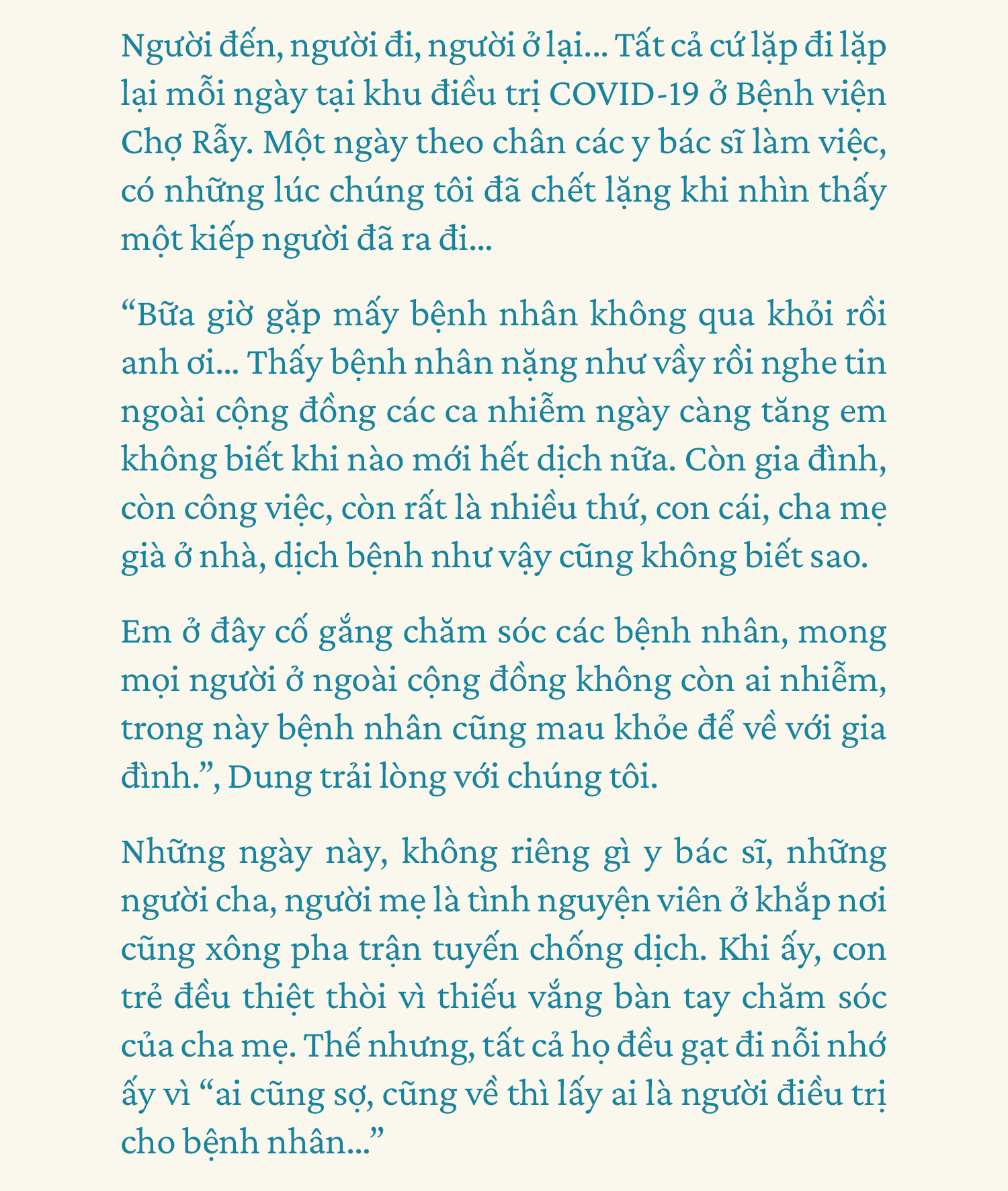 Chuyện Khu điều trị COVID-19: ‘Con ở nhà ngoan, ba mẹ đi bắt ‘con COVID’ rồi về - ảnh 15