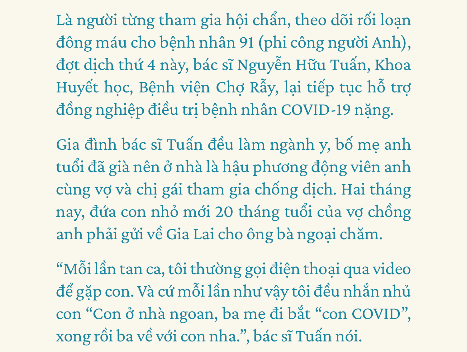 Chuyện Khu điều trị COVID-19: ‘Con ở nhà ngoan, ba mẹ đi bắt ‘con COVID’ rồi về - ảnh 18