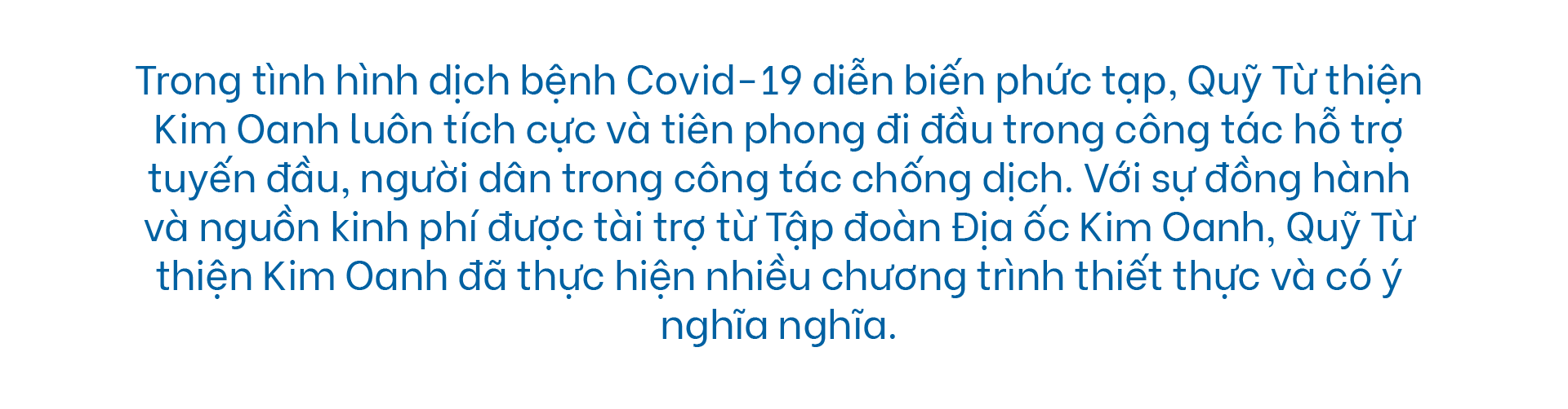 Quỹ từ thiện Kim Oanh trong cuộc chiến phòng, chống COVID-19 - ảnh 1