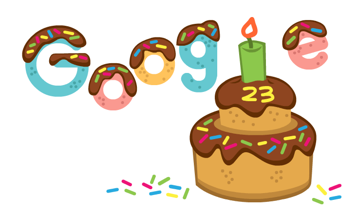 Hôm nay sinh nhật thứ 23 của Google - ảnh 1