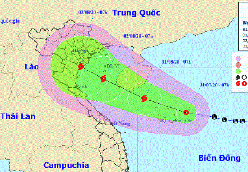 Áp thấp nhiệt đới ở biển Đông có thể thành bão