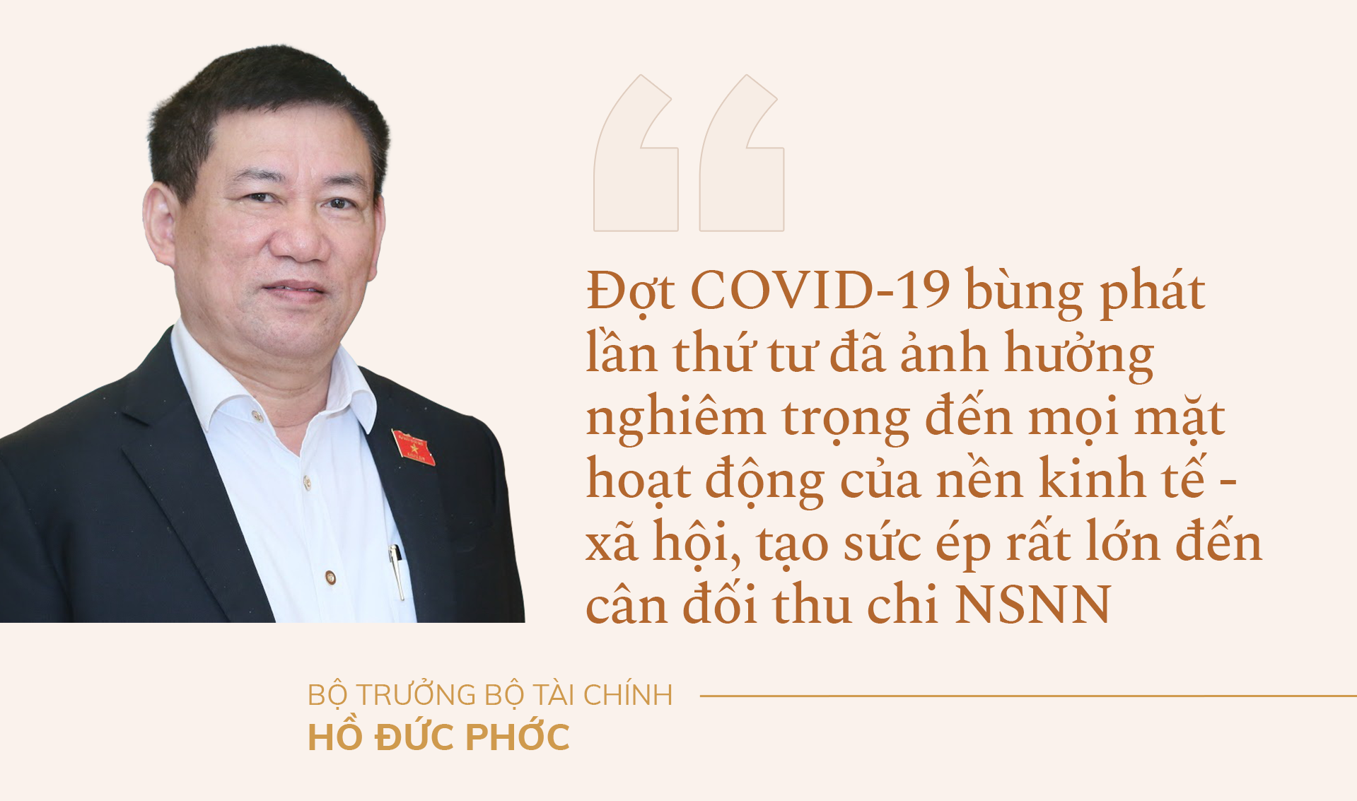 Bộ trưởng Bộ Tài chính Hồ Đức Phớc: Thúc đẩy nền tài chính vững mạnh, nhân văn - ảnh 4