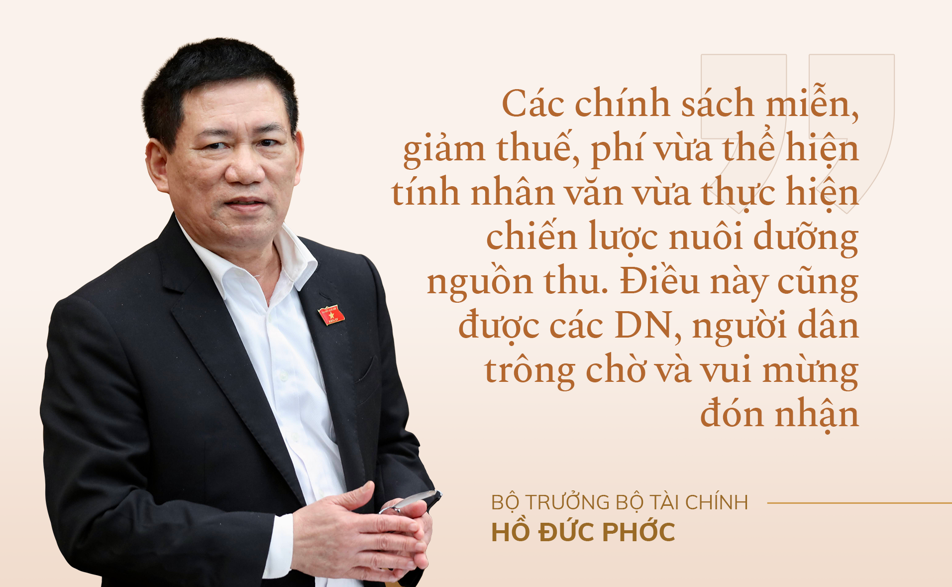 Bộ trưởng Bộ Tài chính Hồ Đức Phớc: Thúc đẩy nền tài chính vững mạnh, nhân văn - ảnh 7