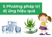 5 phương pháp trị dị ứng hiệu quả