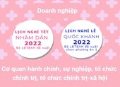Đề xuất lịch nghỉ tết Nhâm Dần và nghỉ lễ Quốc khánh 2022
