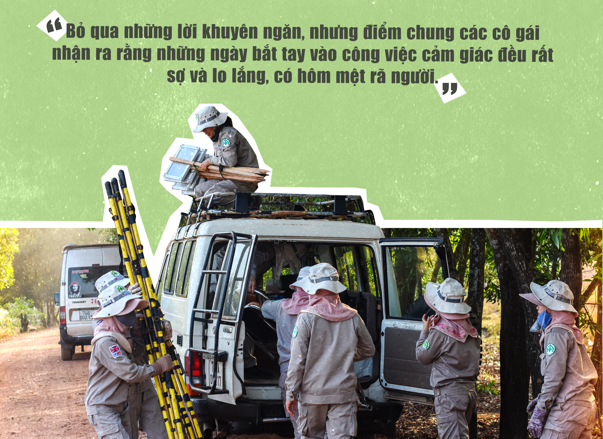 Đội nữ rà phá bom, mìn vùng ‘đất lửa’ Quảng Trị ảnh 6