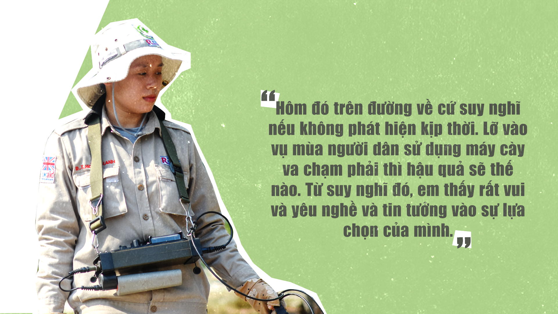 Đội nữ rà phá bom, mìn vùng ‘đất lửa’ Quảng Trị ảnh 9