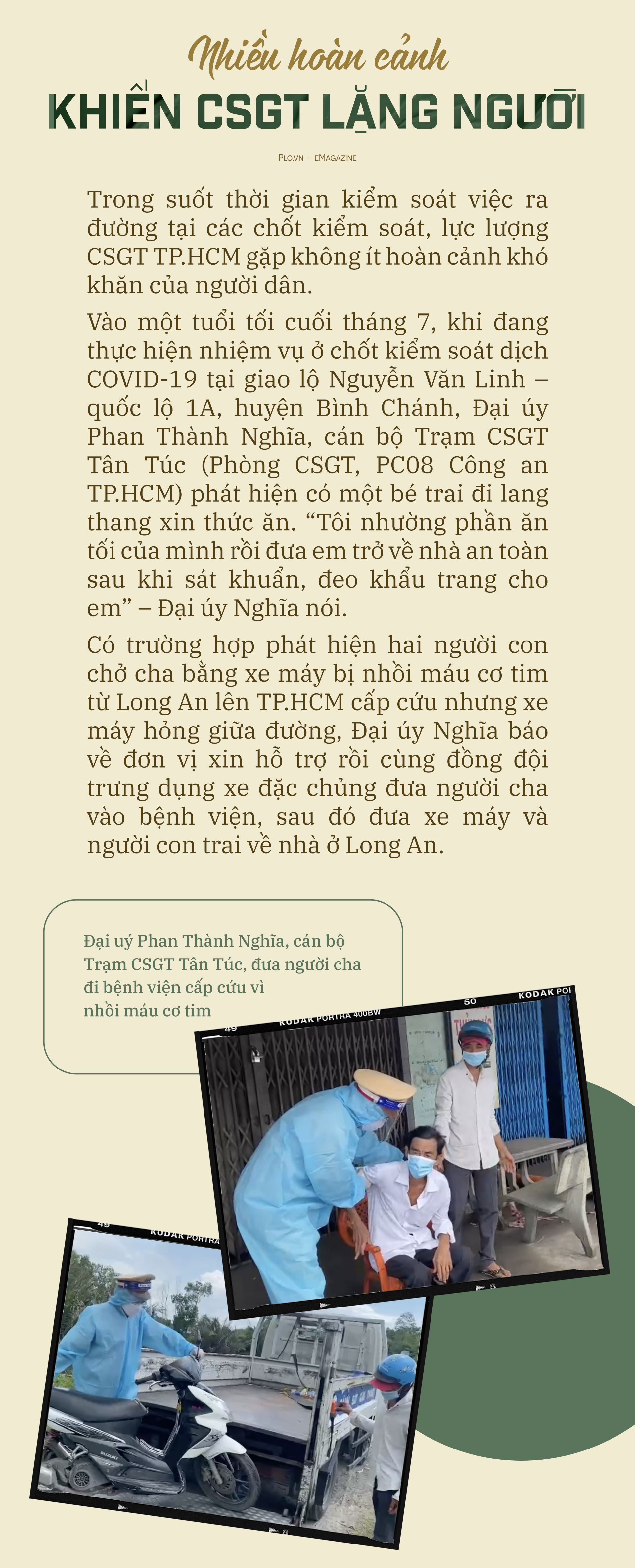 Emagazine: CSGT TP.HCM - Tấm lá chắn trong cuộc chiến với COVID-19 ảnh 19