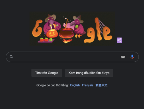 Google thay Doodle ma mị nhân lễ hội Halloween 2021 | Giải trí