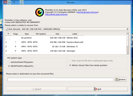 testdisk-photorec