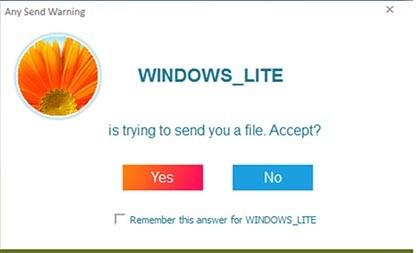 any send windows