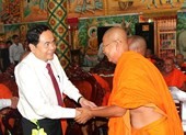 Trung ương MTTQ Việt Nam chúc Tết Chol Chnam Thmay ở Sóc Trăng