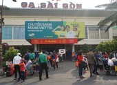 Mùng 7 tết: Nhà ga, bến xe vắng đến lạ thường