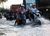 Triều cường dâng nhanh, nhiều đường lại biến thành sông