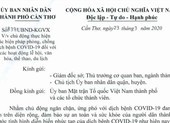Cần Thơ: Rạp phim, karaoke… tạm dừng hoạt động từ ngày 25-3