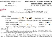 Cần Thơ: Bệnh nhân 154 sắp được ra viện