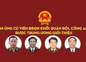 14 tướng lĩnh quân đội, công an được giới thiệu ứng cử ĐBQH
