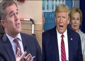 COVID-19: Ông Trump bị chuyên gia 'sửa lưng', báo chí hỏi vặn