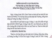 Sai phạm tại Trường Cao đẳng Y tế Cần Thơ: Nộp lại gần 24 tỉ