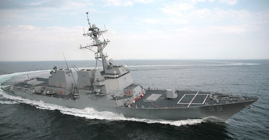 Tàu khu trục USS Farragut của Mỹ. Ảnh: US Navy Tàu khu trục USS Farragut của Mỹ. Ảnh: US Navy